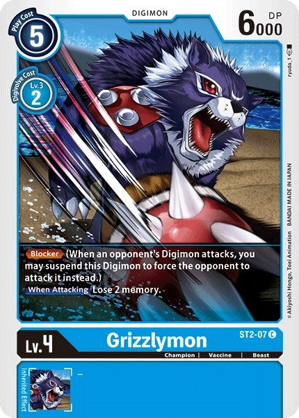 Image for Grizzlymon - Digimon Card Game