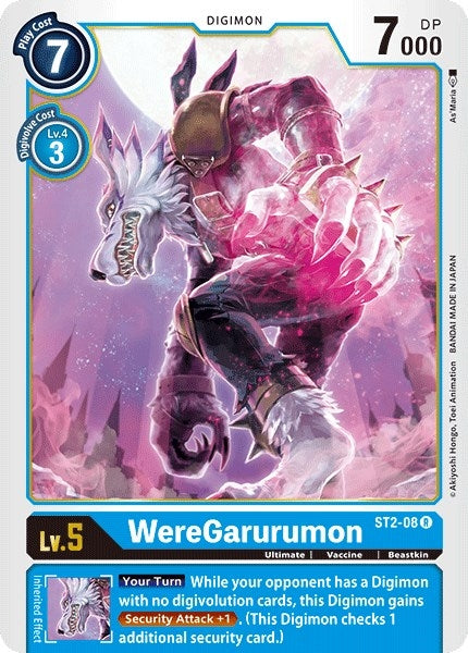 Image for WereGarurumon - Digimon Card Game