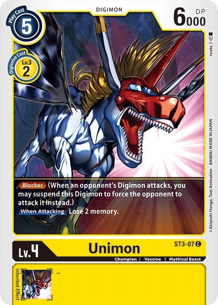 Image for Unimon - Digimon Card Game