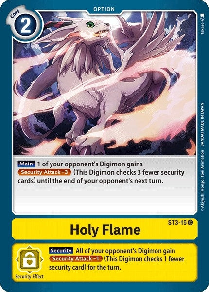 Image for Holy Flame - Digimon Card Game