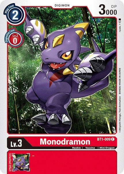 Image for Monodramon - Digimon Card Game