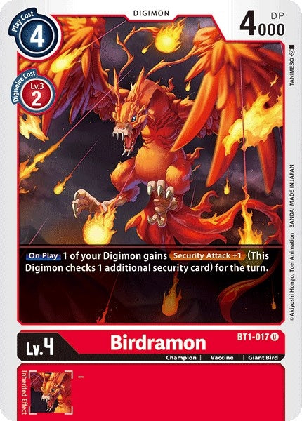 Image for Birdramon - BT1-017 - Digimon Card Game