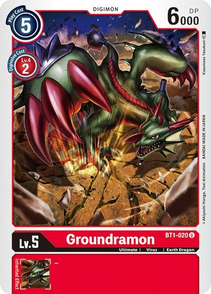 Image for Groundramon - Digimon Card Game