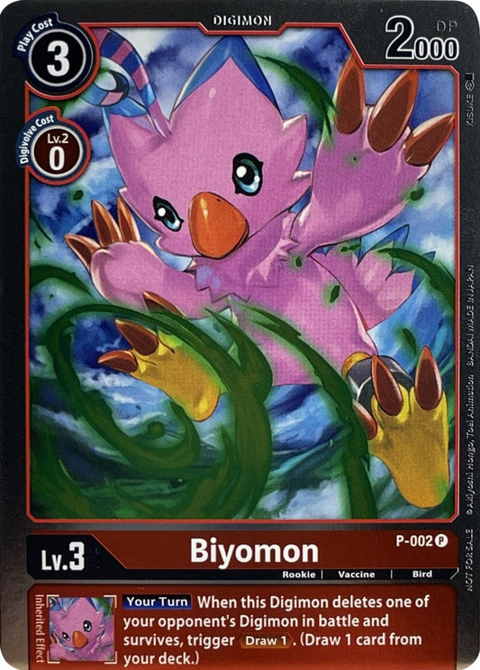 Image for Biyomon - P-002 - Digimon Card Game