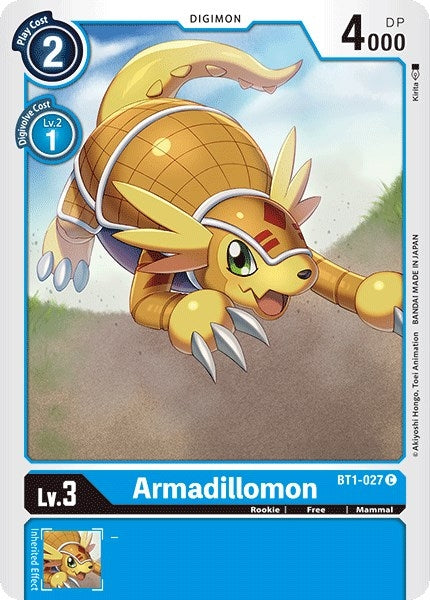 Image for Armadillomon - BT1-027 - Digimon Card Game