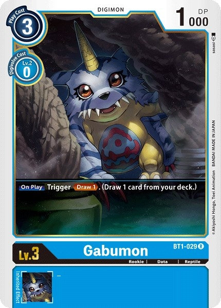 Image for Gabumon - BT1-029 - Digimon Card Game