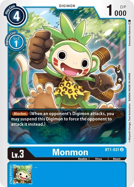 Image for Monmon - Digimon Card Game