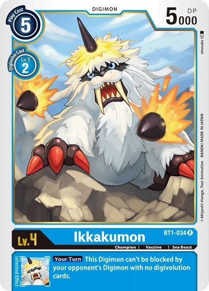 Image for Ikkakumon - BT1-034 - Digimon Card Game