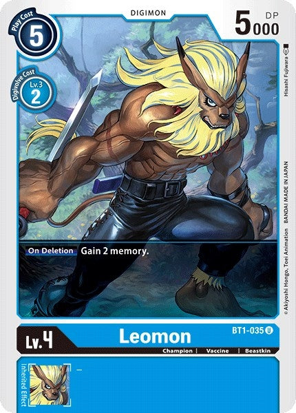 Image for Leomon - Digimon Card Game