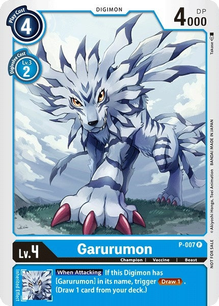 Image for Garurumon - P-007 - Digimon Card Game