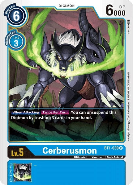 Image for Cerberusmon - Digimon Card Game