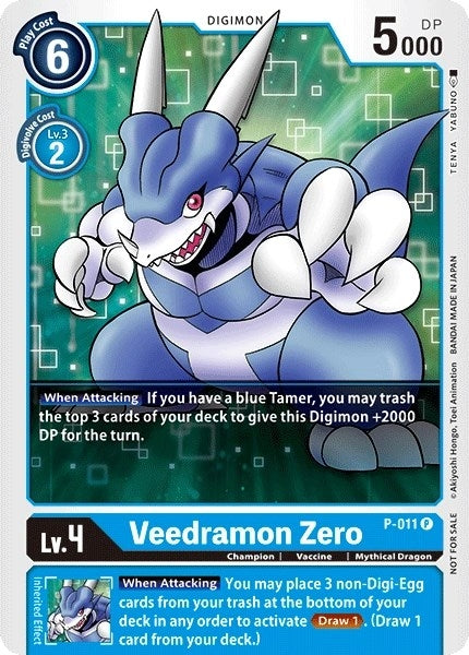 Image for Veedramon Zero - P-011 - Digimon Card Game