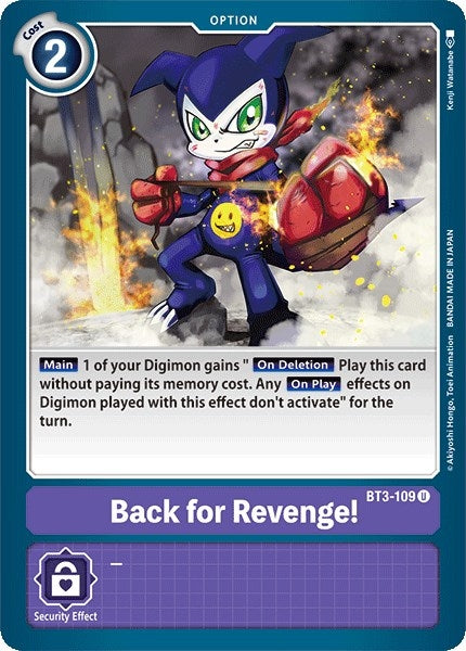 Image for Back for Revenge! - Digimon Card Game