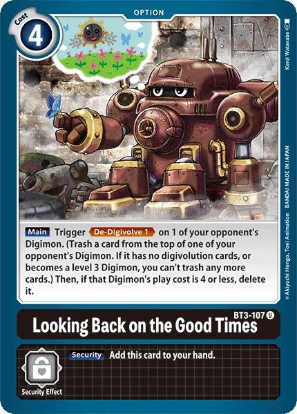 Image for Looking Back on the Good Times - Digimon Card Game