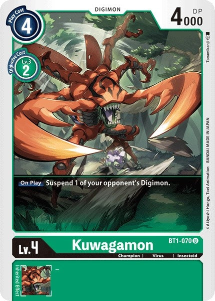 Image for Kuwagamon - Digimon Card Game