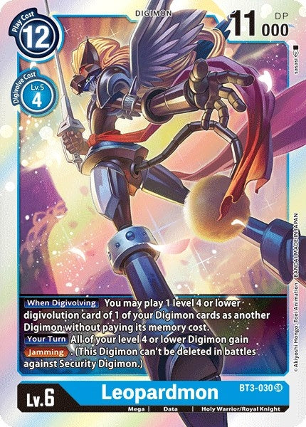Image for Leopardmon - Digimon Card Game