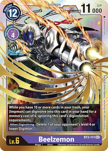 Image for Beelzemon - Digimon Card Game