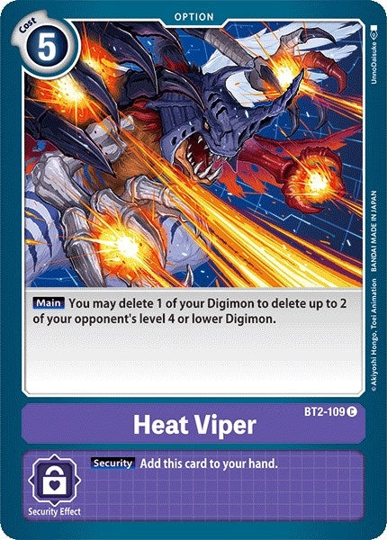 Image for Heat Viper - Digimon Card Game