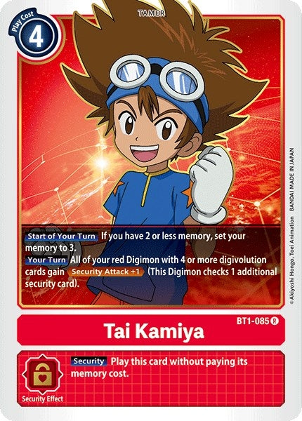 Image for Tai Kamiya - BT1-085 - Digimon Card Game