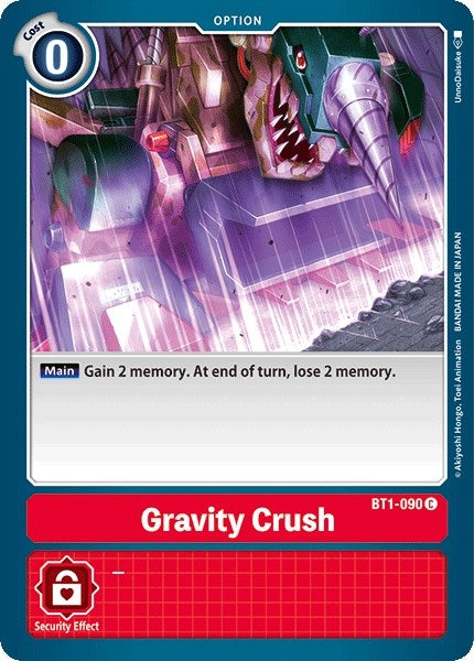 Image for Gravity Crush - Digimon Card Game