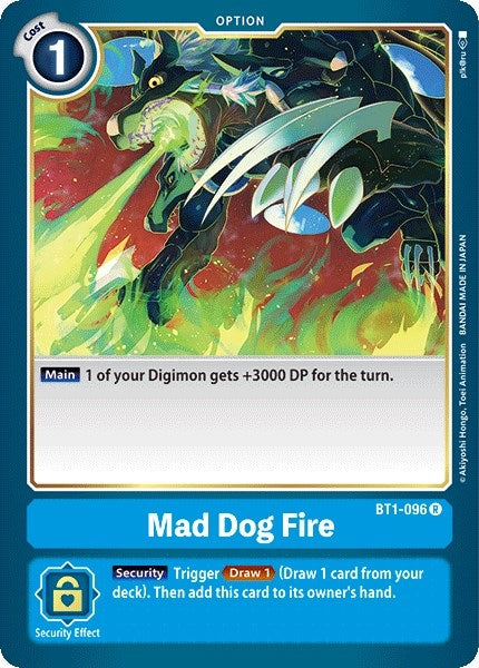 Image for Mad Dog Fire - Digimon Card Game