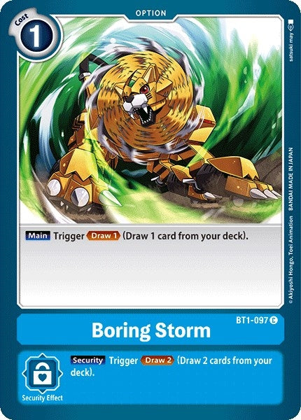 Image for Boring Storm - Digimon Card Game