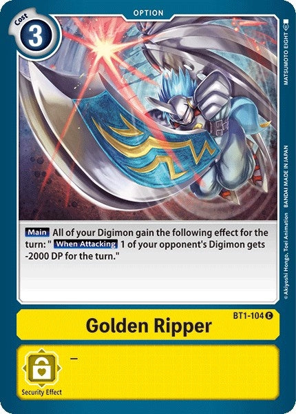 Image for Golden Ripper - Digimon Card Game