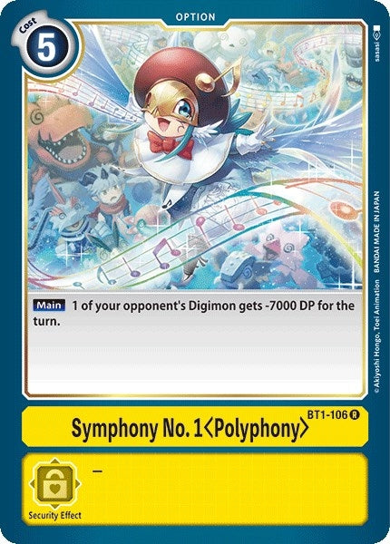 Image for Symphony No. 1 (Polyphony) - Digimon Card Game