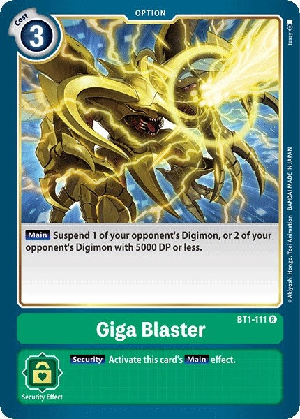 Image for Giga Blaster - Digimon Card Game