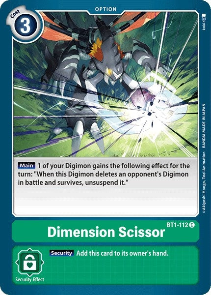 Image for Dimension Scissor - Digimon Card Game