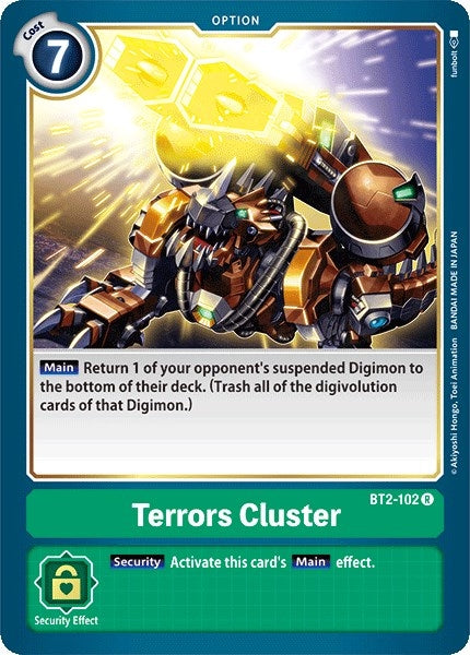 Image for Terrors Cluster - Digimon Card Game