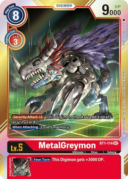 Image for MetalGreymon (Secret Rare) - Digimon Card Game