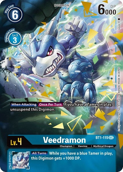 Image for Veedramon (Secret Rare) (Alternate Art) - Digimon Card Game