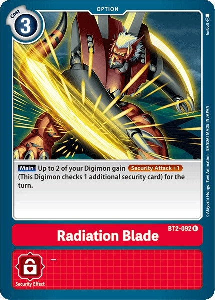 Image for Radiation Blade - Digimon Card Game