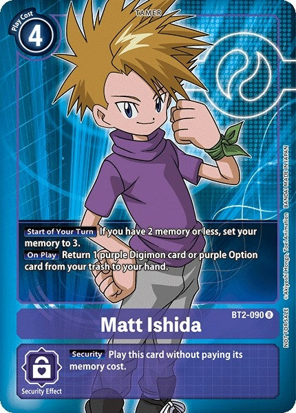 Image for Matt Ishida - BT2-090 (Box Topper) - Digimon Card Game