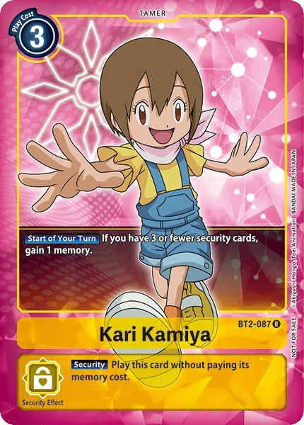 Image for Kari Kamiya (Box Topper) - Digimon Card Game