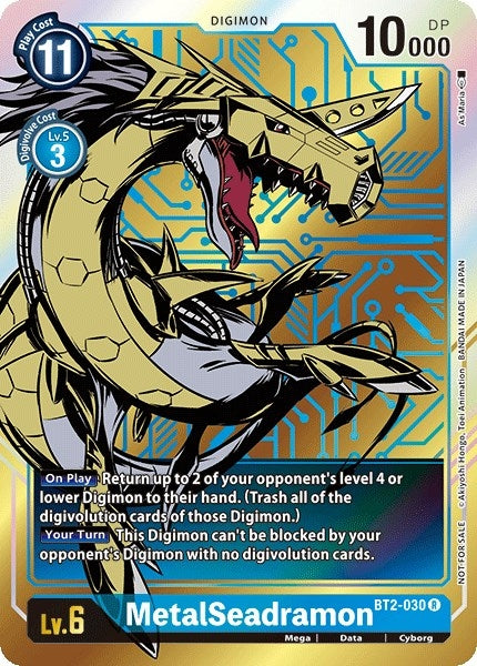 Image for MetalSeadramon - BT2-030 (Dash Pack Ver. 1.0) - Digimon Card Game