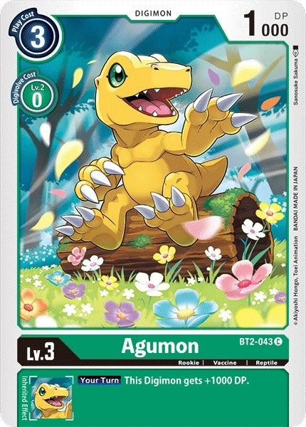 Image for Agumon - BT2-043 - Digimon Card Game
