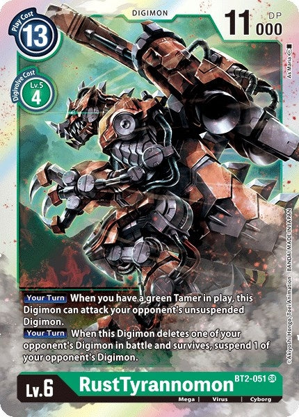 Image for RustTyrannomon - Digimon Card Game