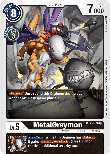 Image for MetalGreymon - BT2-063 - Digimon Card Game