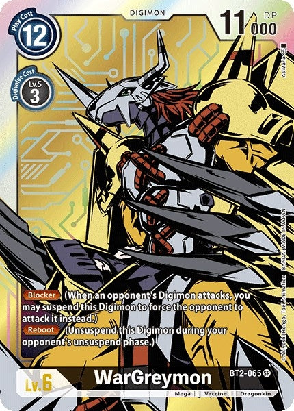 Image for WarGreymon - BT2-065 (Alternate Art) - Digimon Card Game