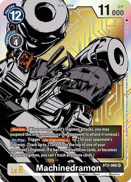 Image for Machinedramon - BT2-066 (Dash Pack Ver. 1.0) - Digimon Card Game
