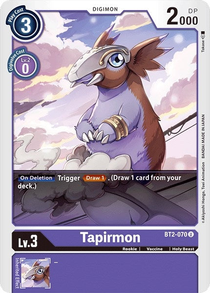 Image for Tapirmon - Digimon Card Game