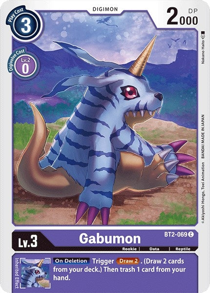 Image for Gabumon - BT2-069 - Digimon Card Game