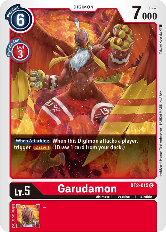 Image for Garudamon - BT2-015 - Digimon Card Game