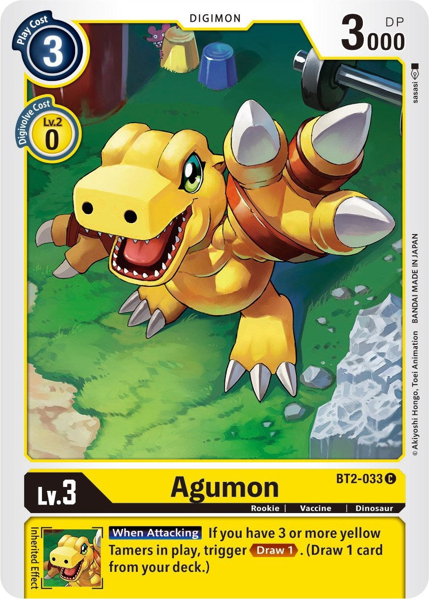 Image for Agumon - BT2-033 - Digimon Card Game