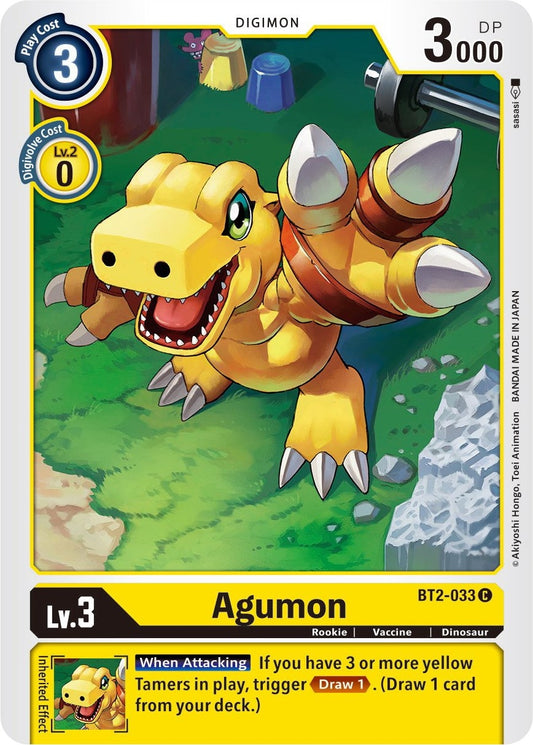 Image for Agumon - BT2-033 - Digimon Card Game