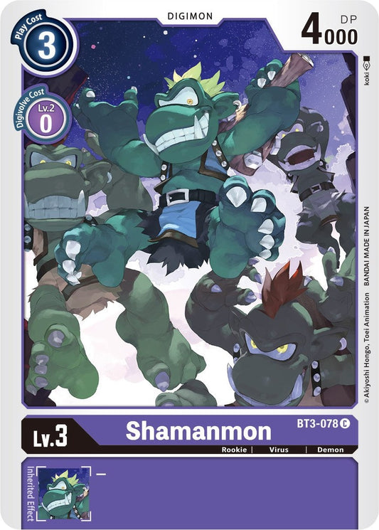 Image for Shamanmon - Digimon Card Game