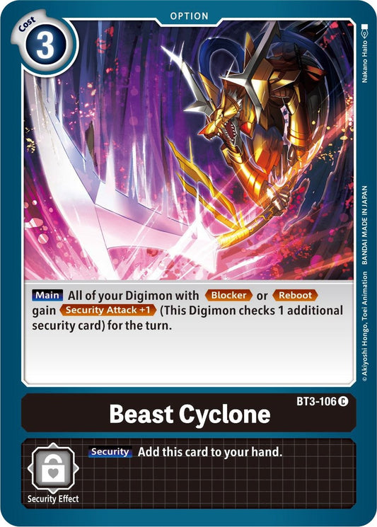 Image for Beast Cyclone - Digimon Card Game
