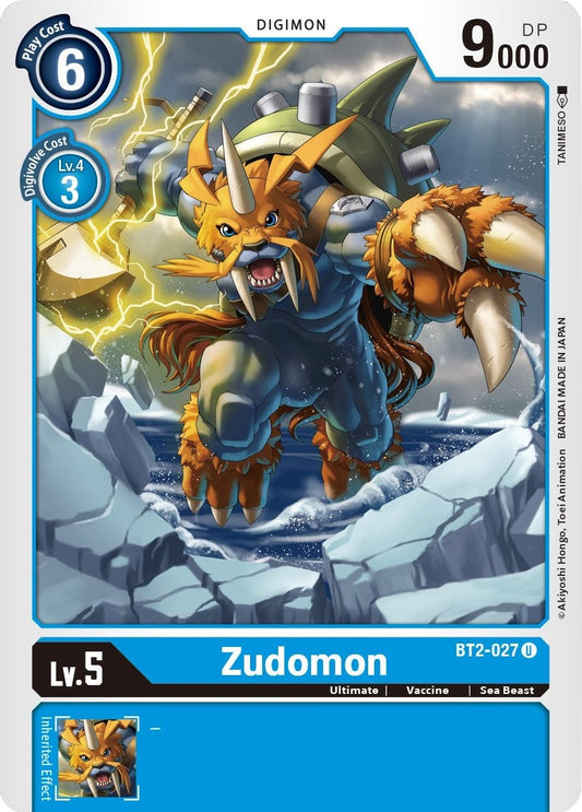 Image for Zudomon - BT2-027 - Digimon Card Game